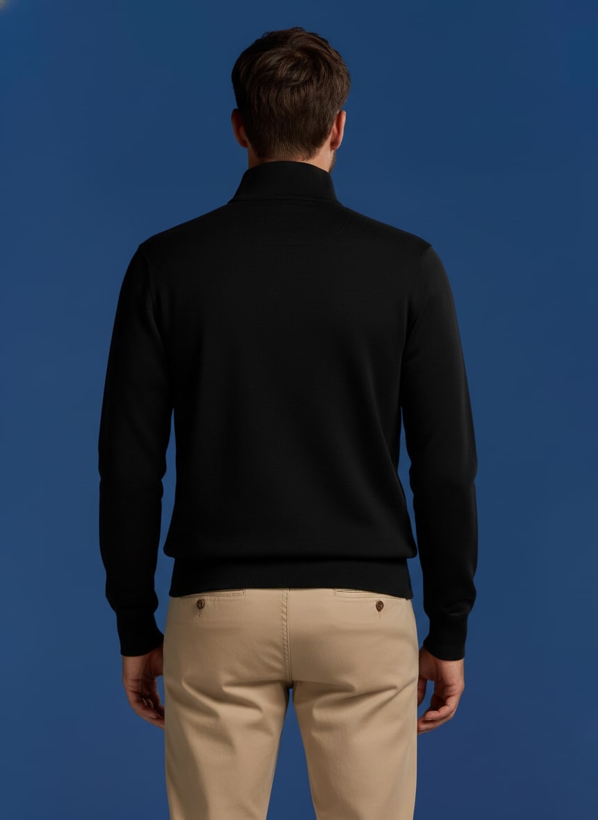 BOXR | Pullover Zipper - Zwart