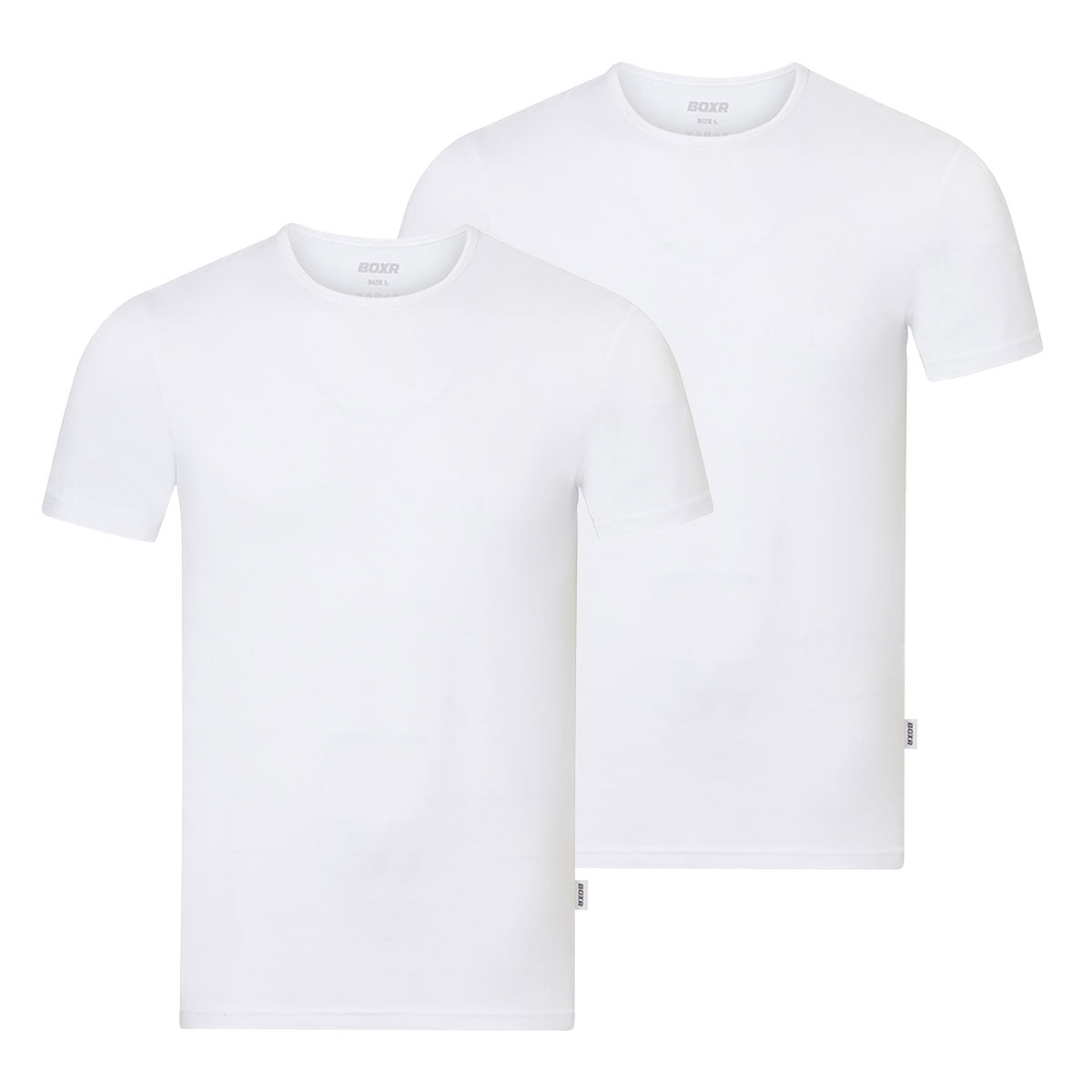 BOXR | Bamboe T-Shirt 2-Pack Wit