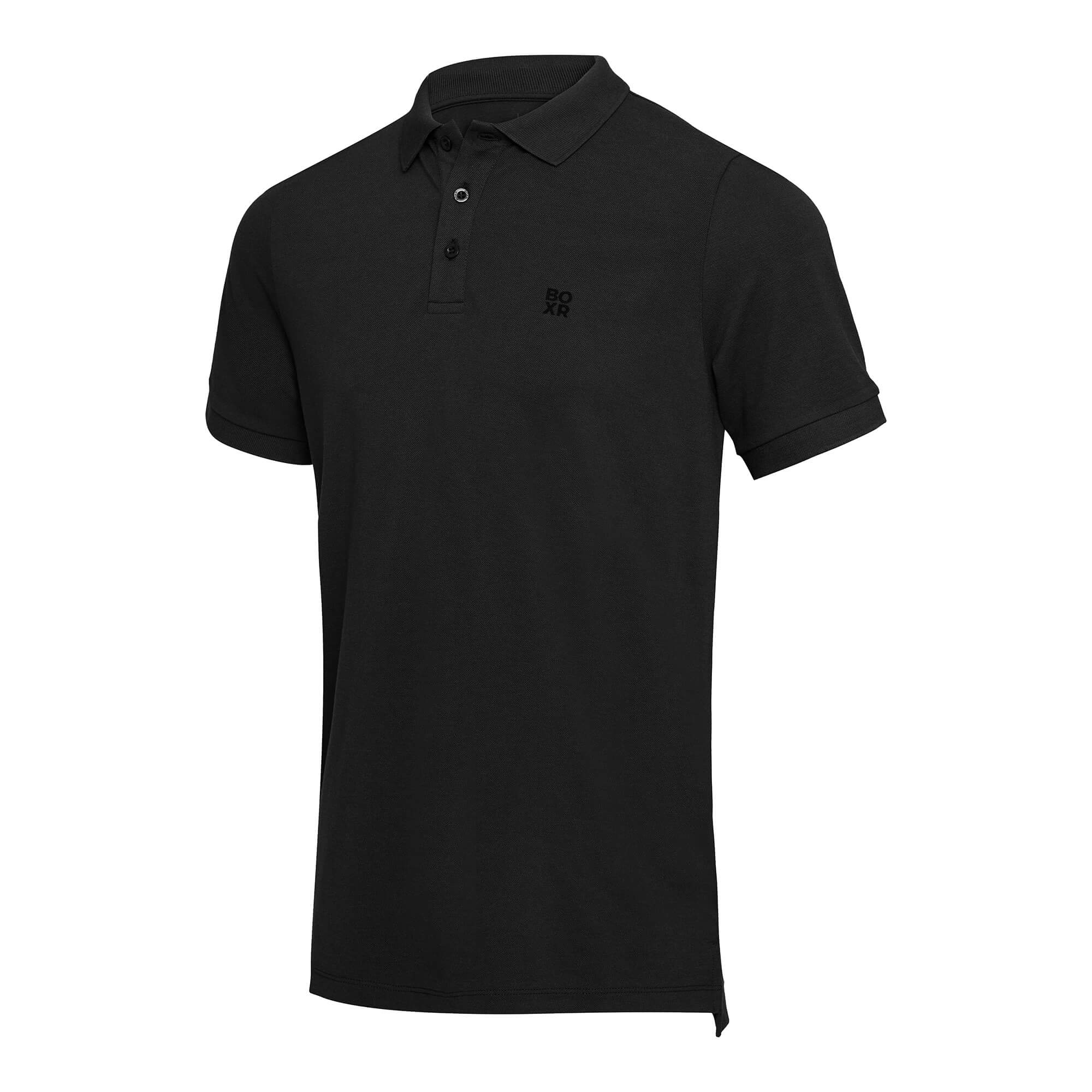 BOXR | Bamboe Polo Zwart