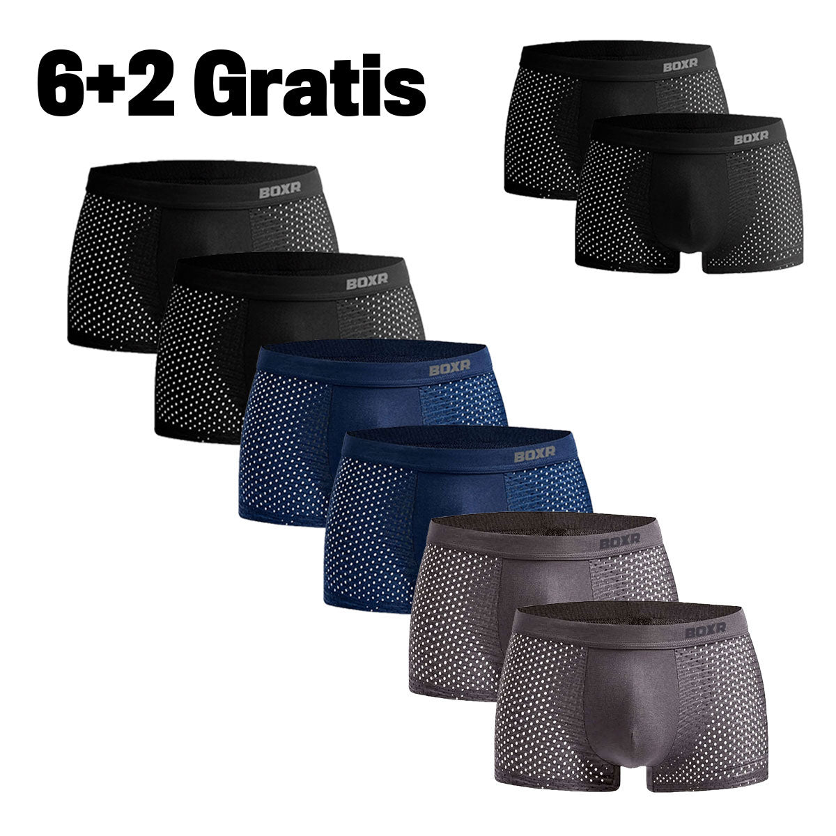 BOXR | Bamboe Boxers 2.0 - 6+2 GRATIS