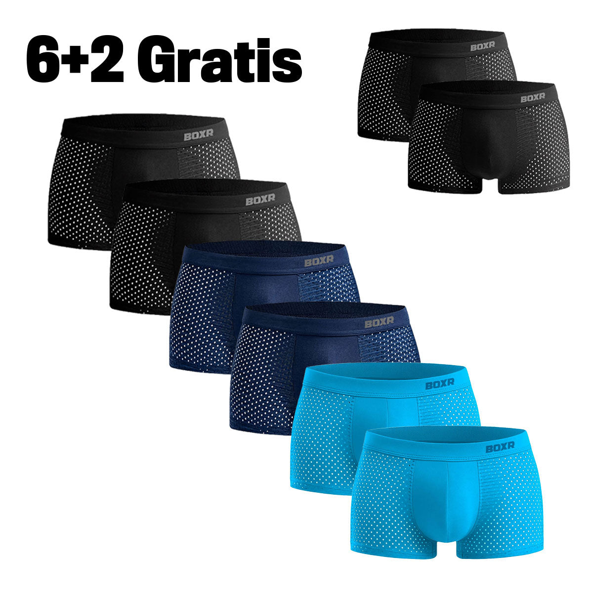 BOXR | Bamboe Boxers 2.0 - 6+2 GRATIS
