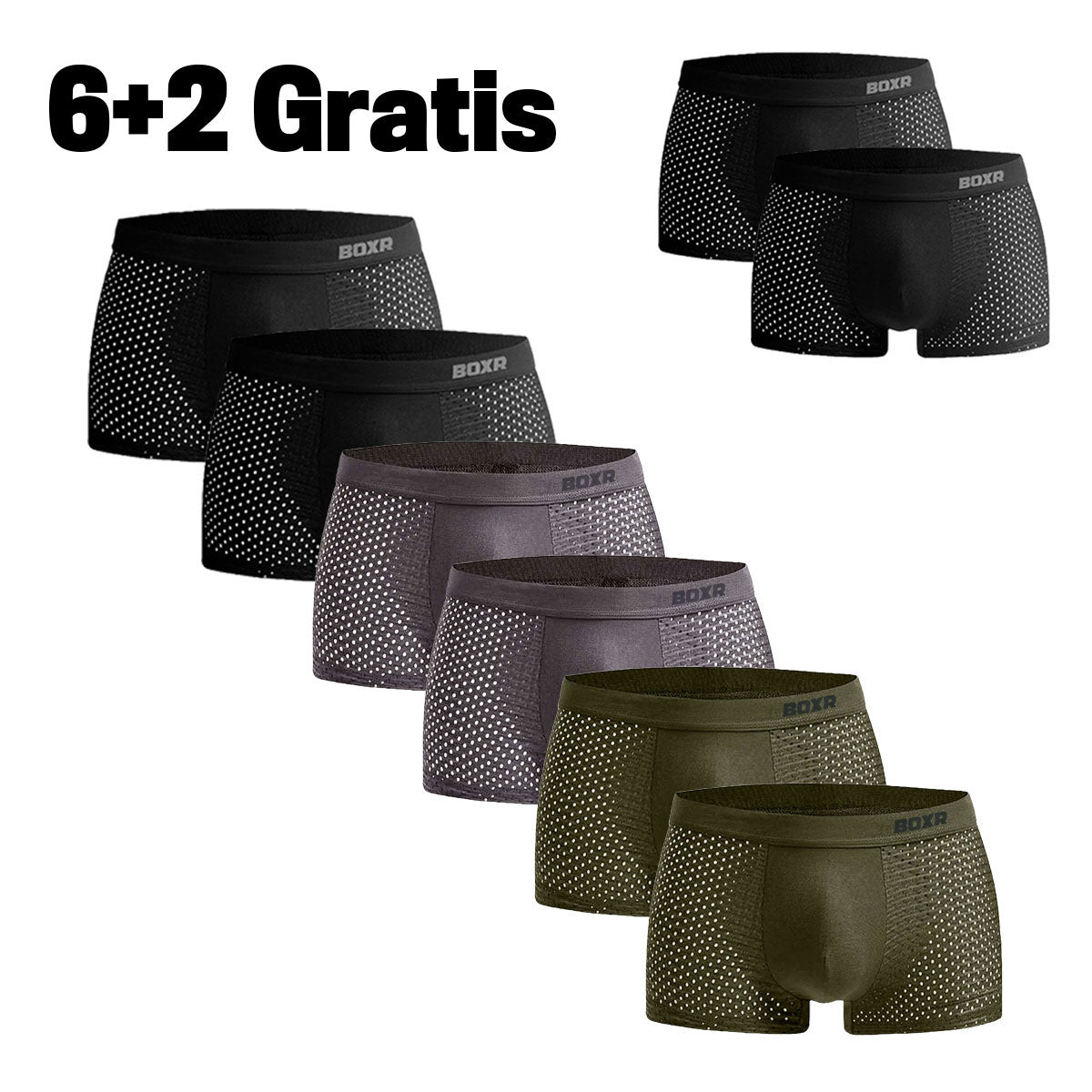 BOXR | Bamboe Boxers 2.0 - 6+2 GRATIS