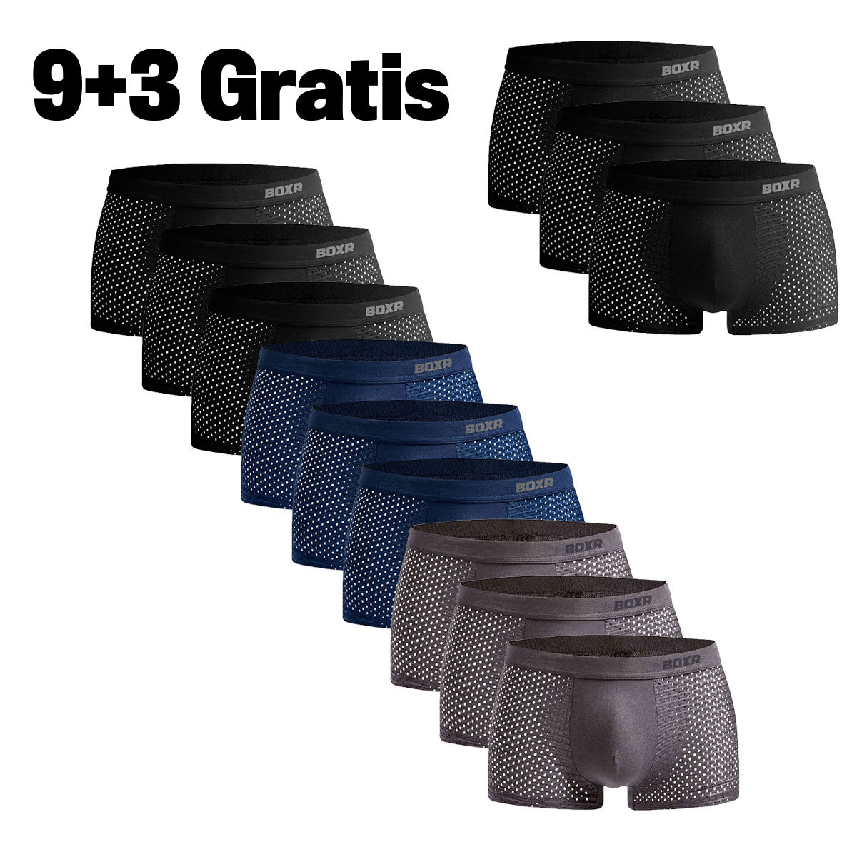 BOXR | Bamboe Boxers 2.0 - 9+3 GRATIS