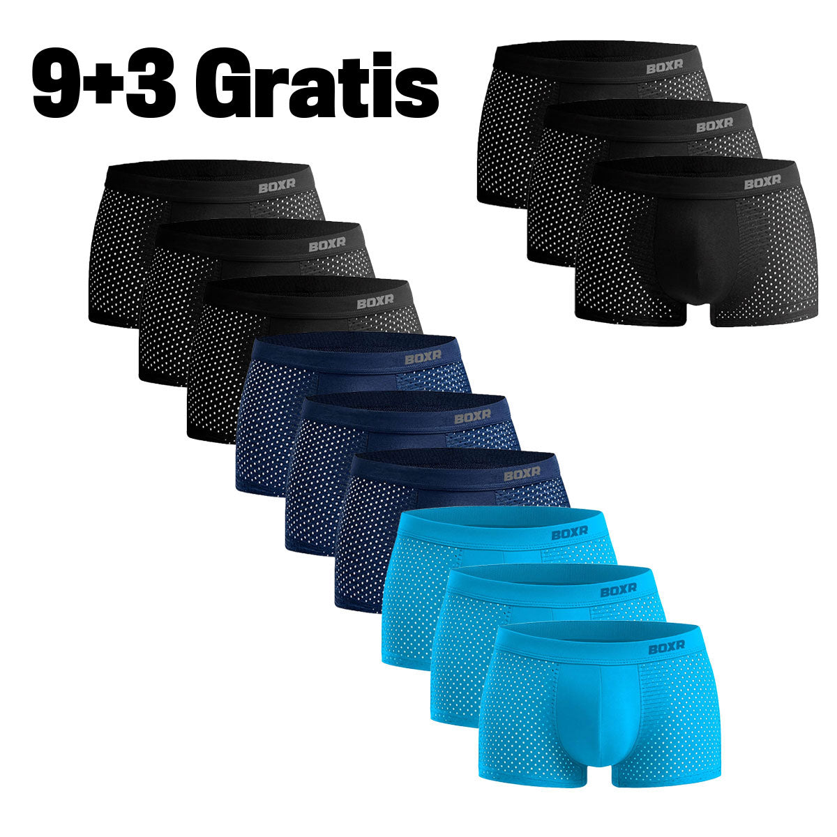 BOXR | Bamboe Boxers 2.0 - 9+3 GRATIS