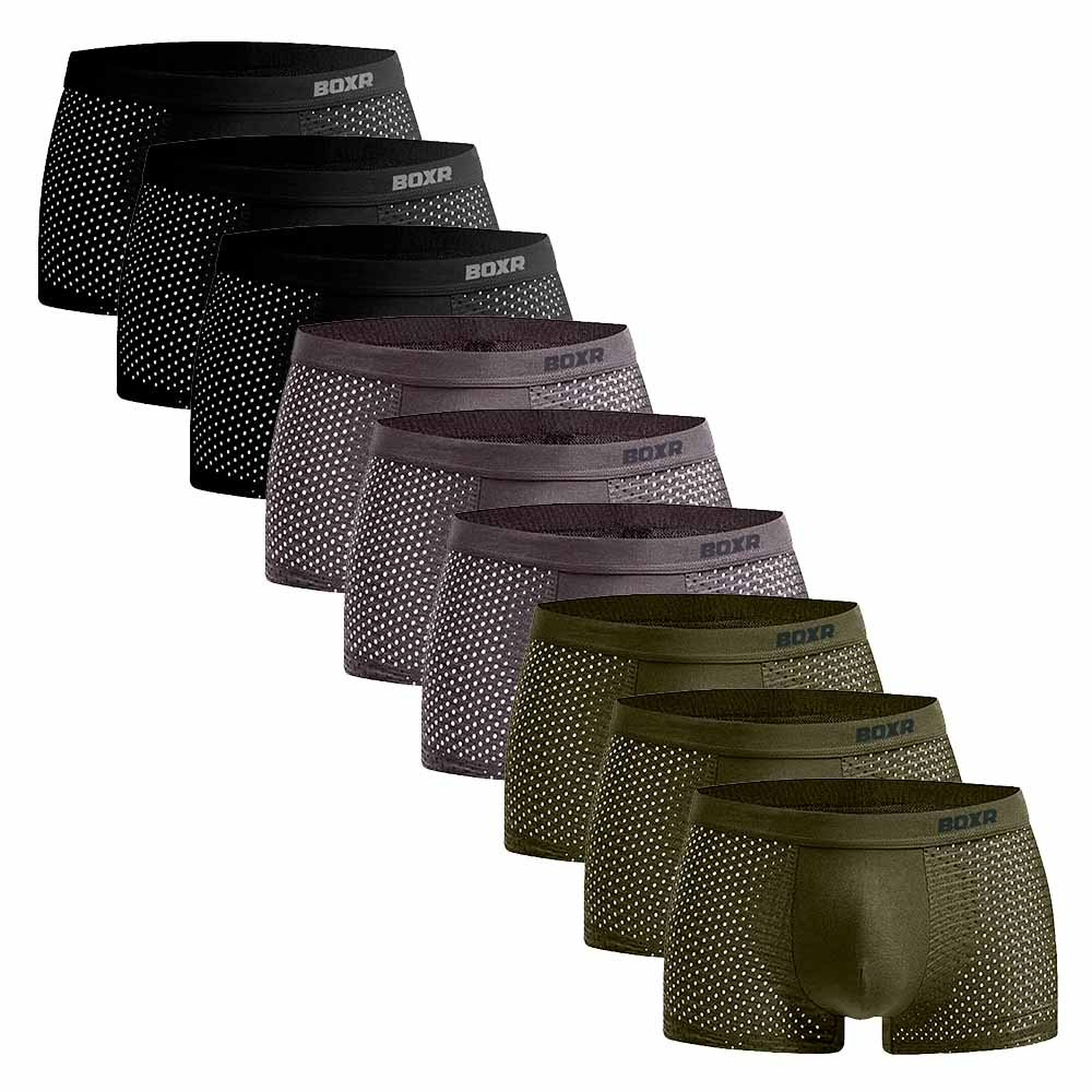 BOXR | Bamboe Boxers 2.0 - 9-Pack - Forest Vibes