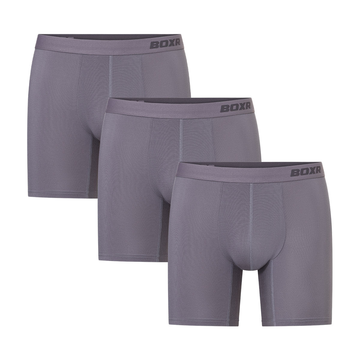 BOXR | Bamboe Boxershort Pro - 3-Pack - Grijs