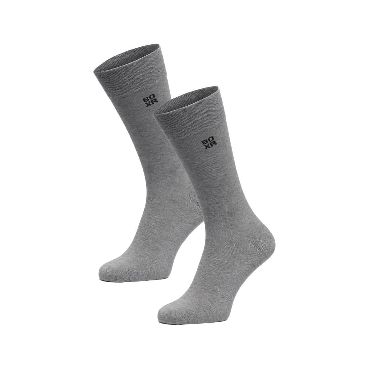 BOXR | Bamboe Sokken 2-Pack Grijs