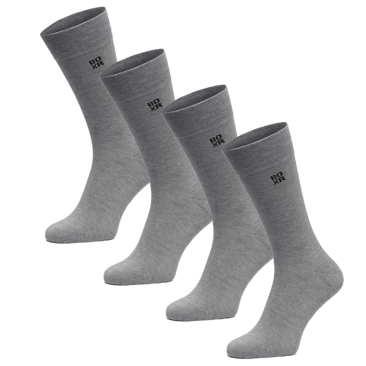 BOXR | Bamboe Sokken 4-Pack Grijs