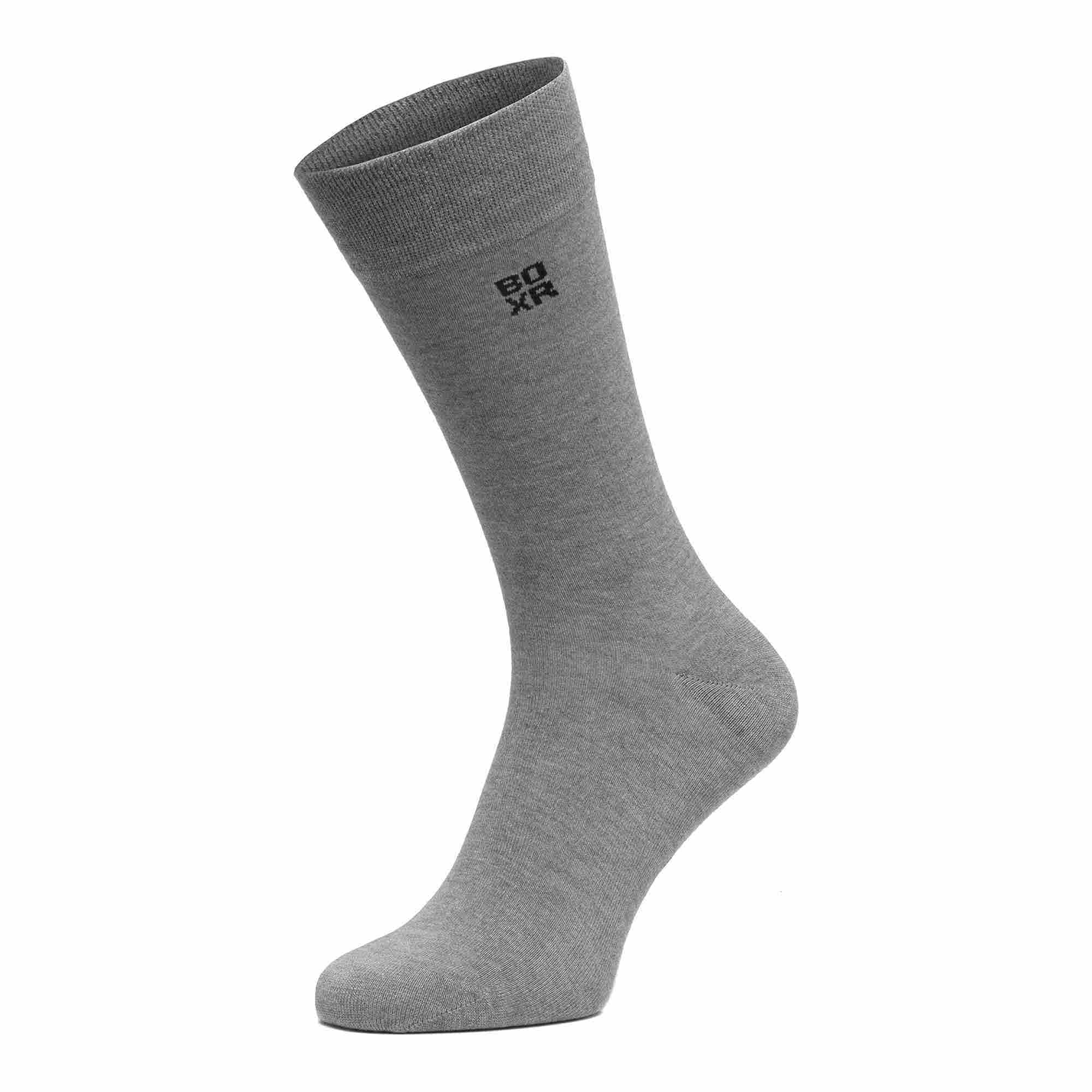 BOXR | Bamboe Sokken 4-Pack Grijs