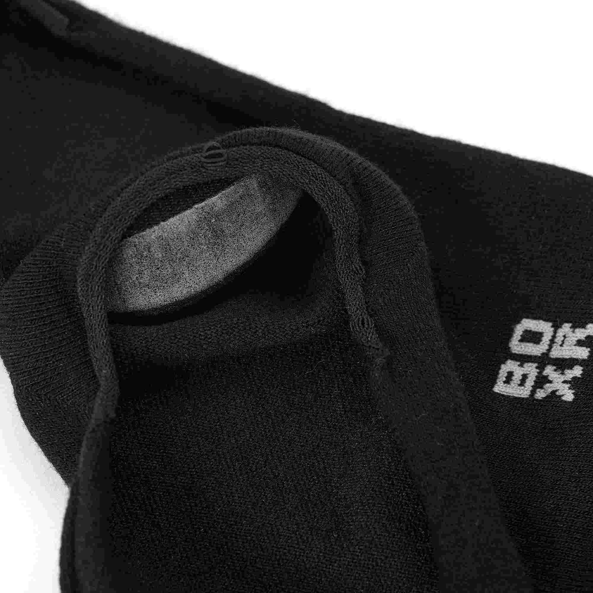 BOXR | Bamboe Footies 4-Pack Zwart