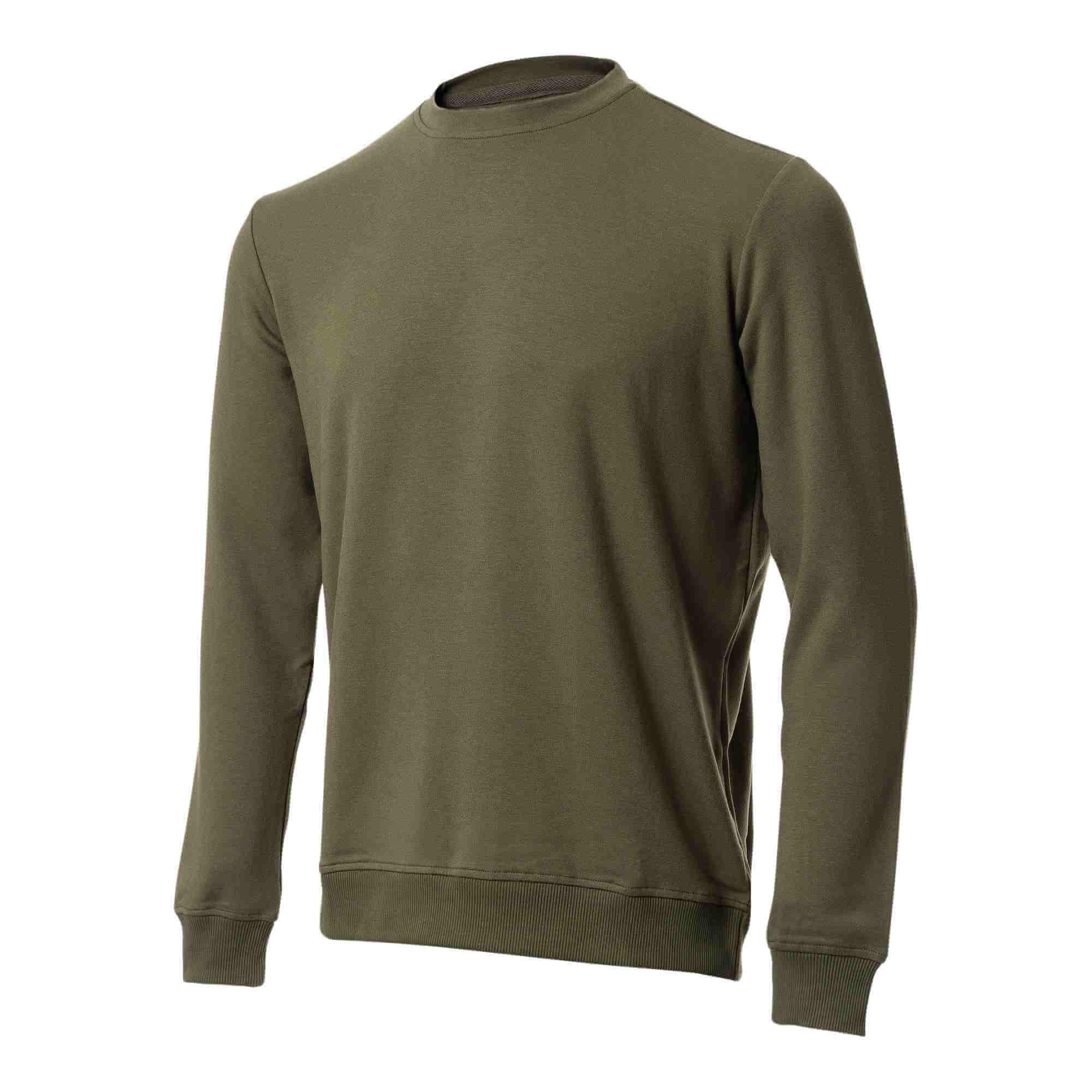 BOXR | Pullover Crew-neck Olijfgroen