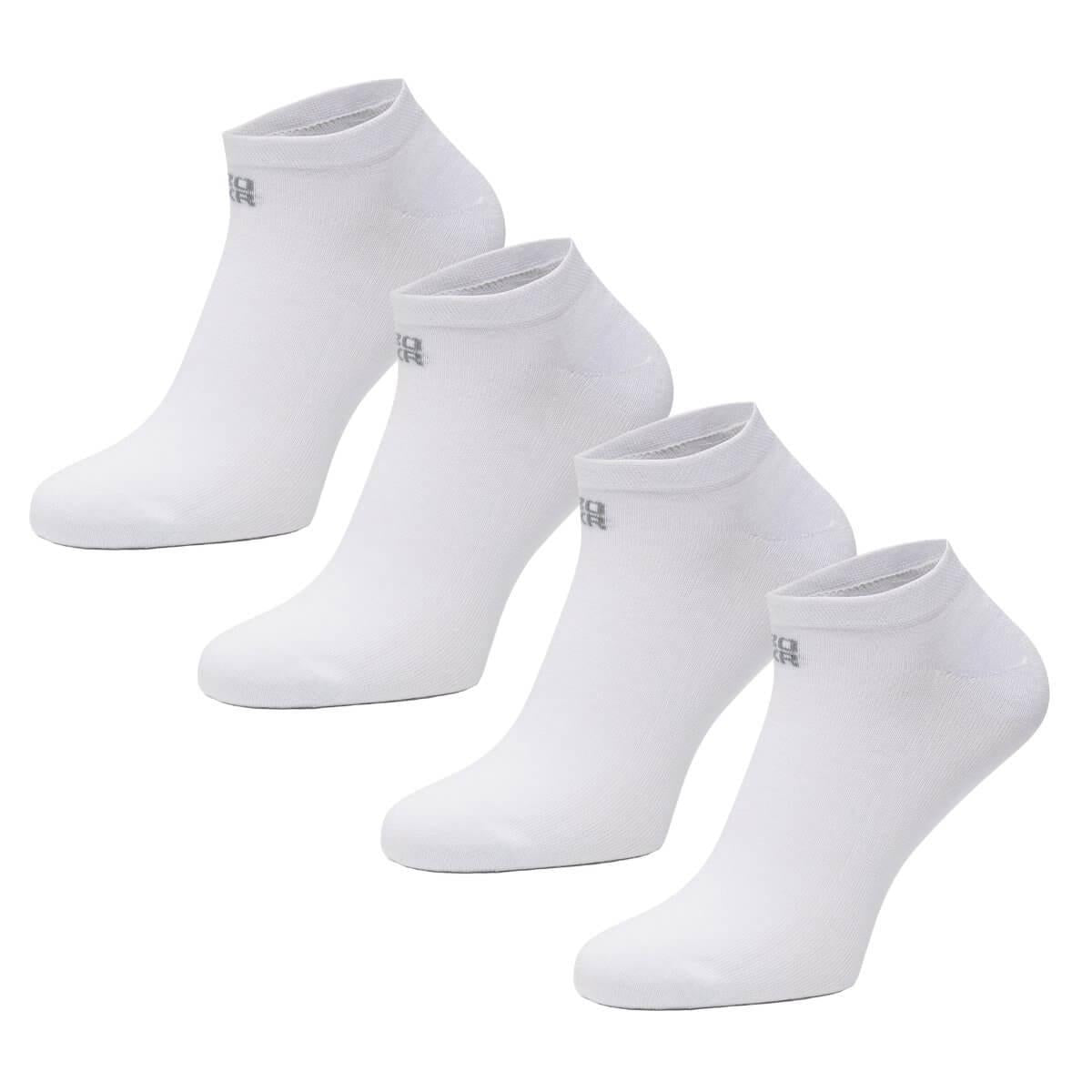 BOXR | Bamboe Sneaker Sokken 4-Pack Wit