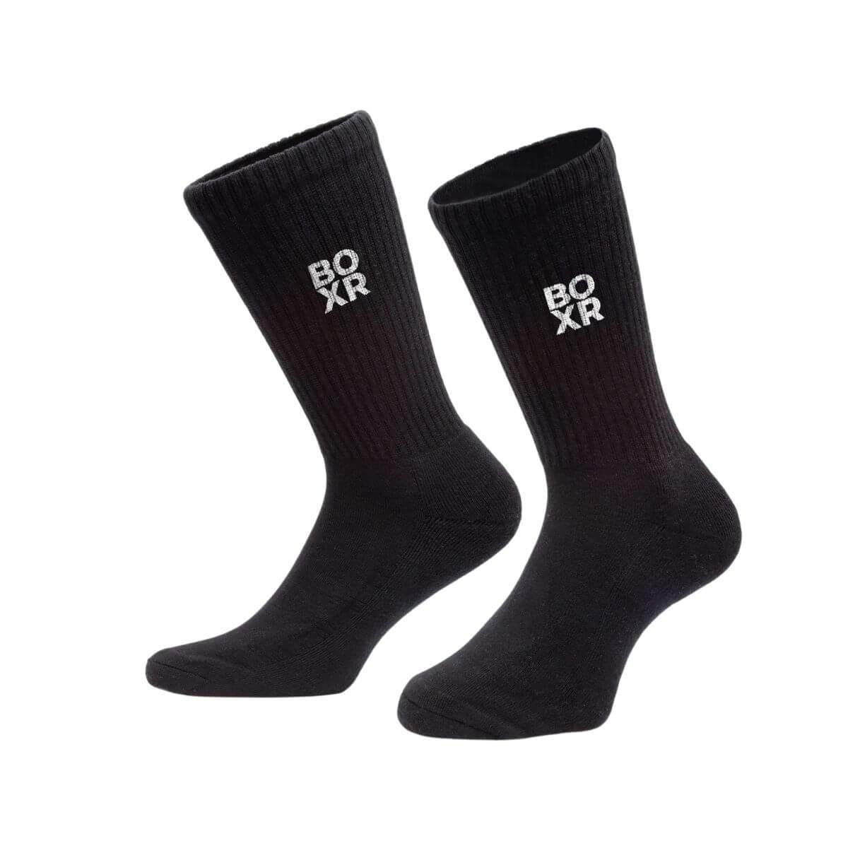 BOXR | Bamboe Sport Sokken 2-Pack Zwart