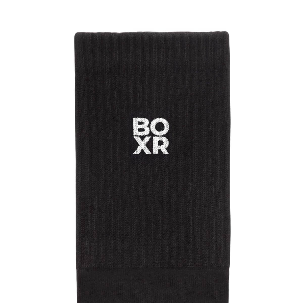 BOXR | Bamboe Sport Sokken 4-Pack Zwart