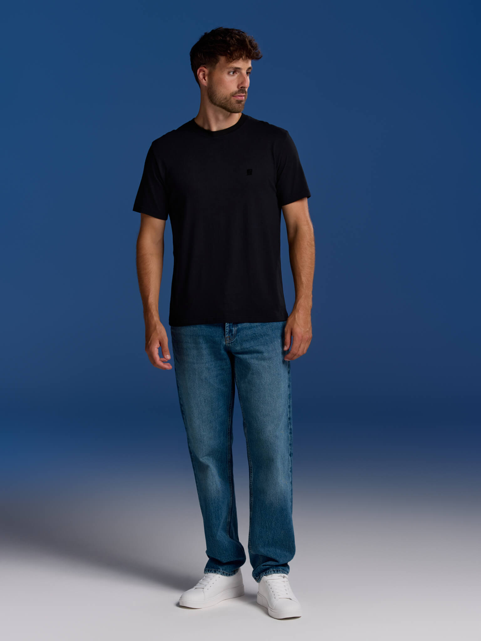 BOXR | Bamboe Casual T-Shirt 1-Pack Zwart