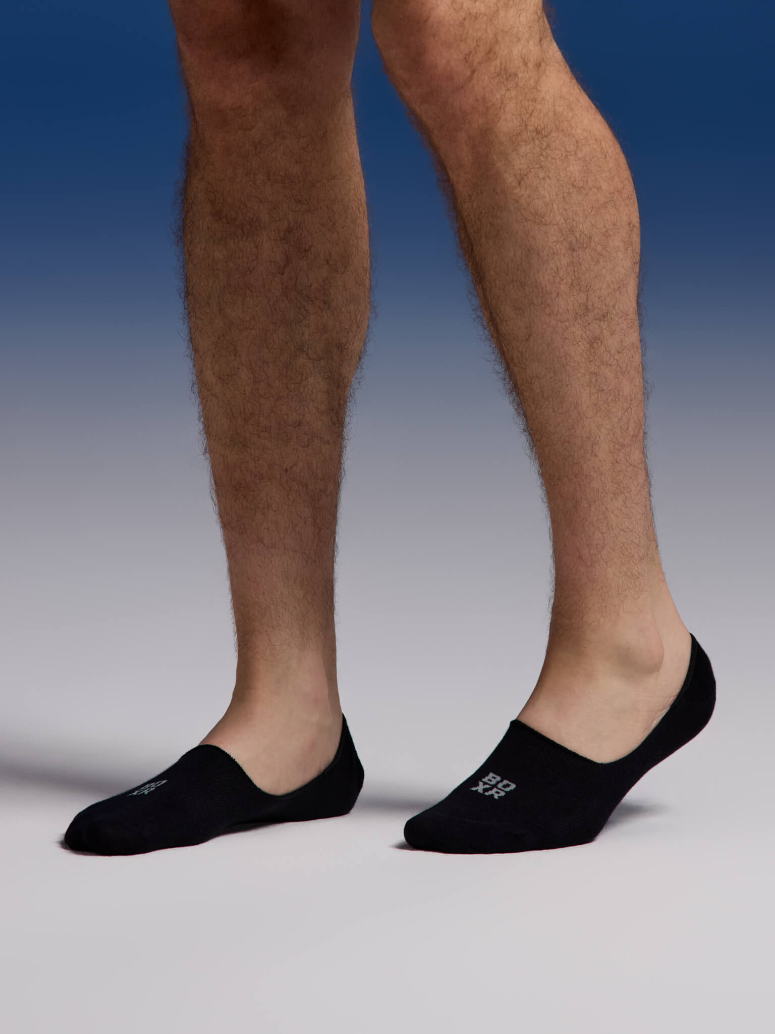 BOXR | Bamboe Footies 4-Pack Zwart