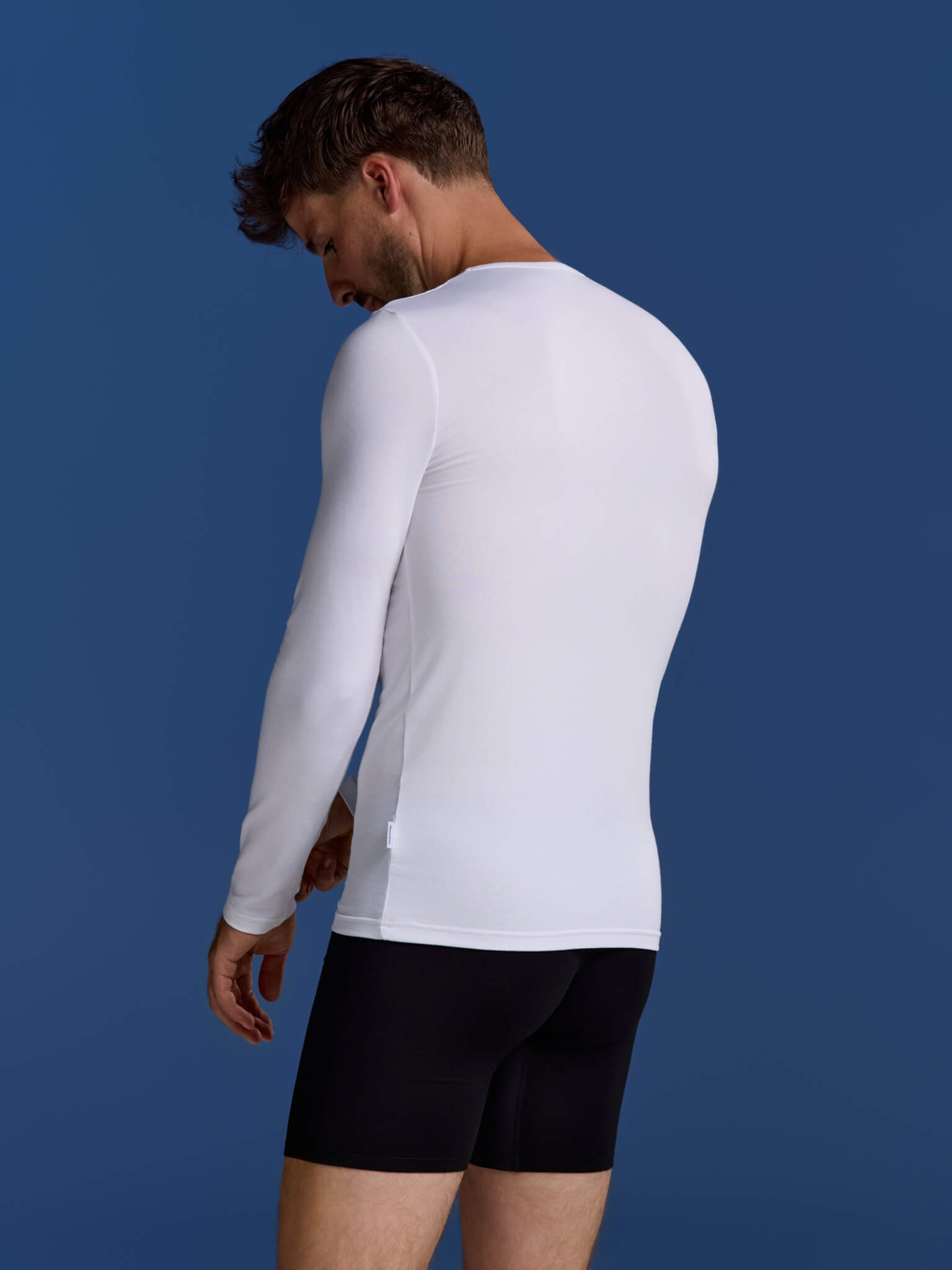 BOXR | Bamboe T-Shirt Longsleeve 4-Pack Wit