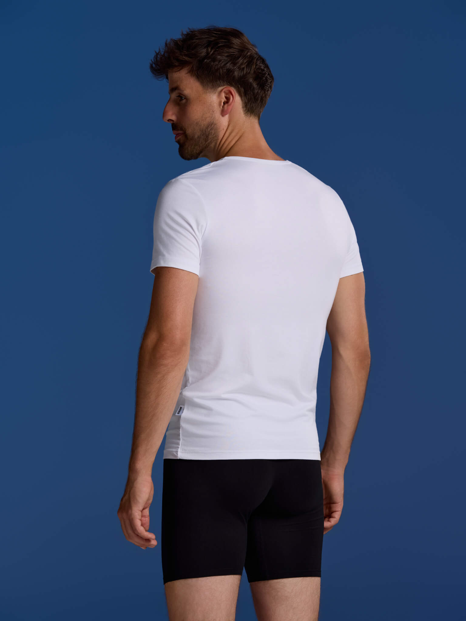 BOXR | Bamboe T-Shirt V-Neck 2-Pack Wit