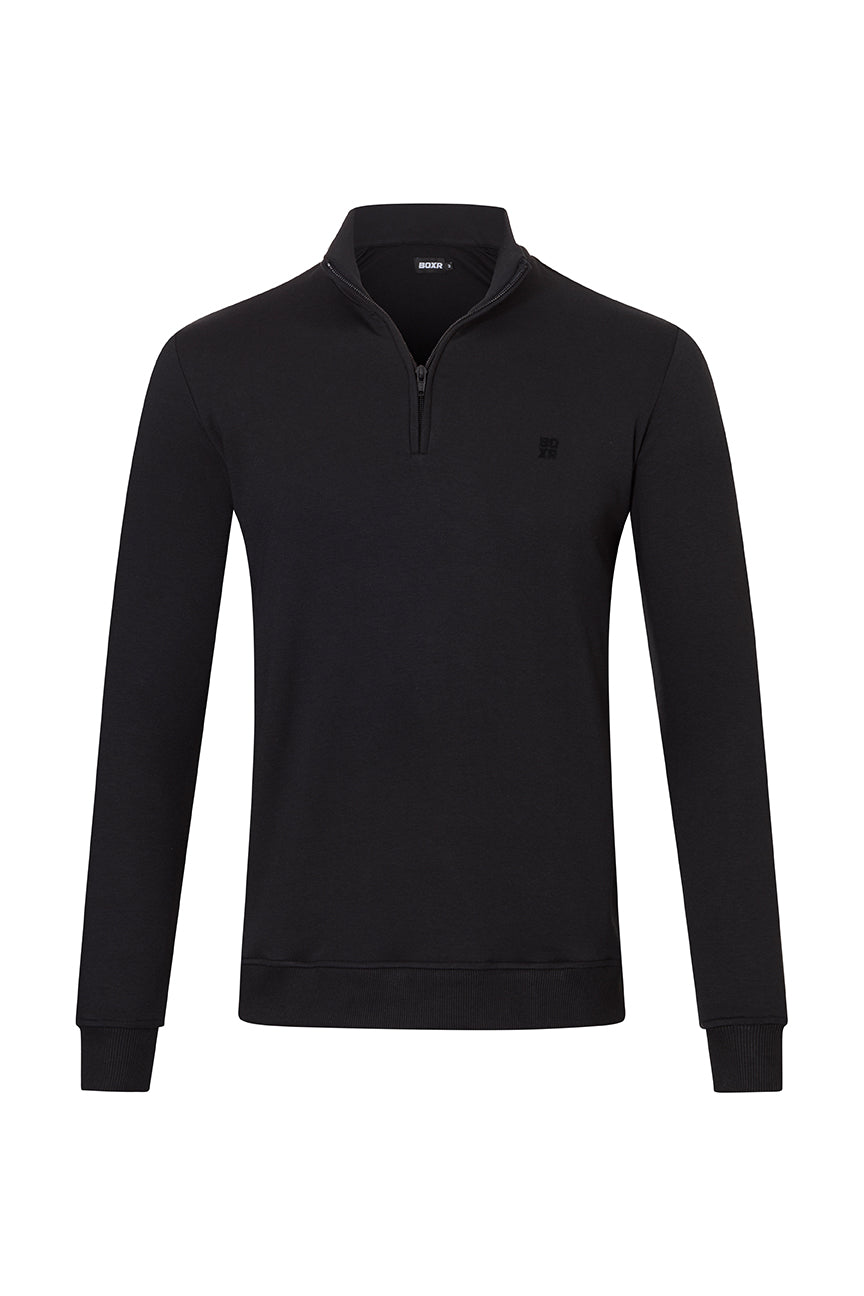 BOXR | Pullover Zipper - Zwart