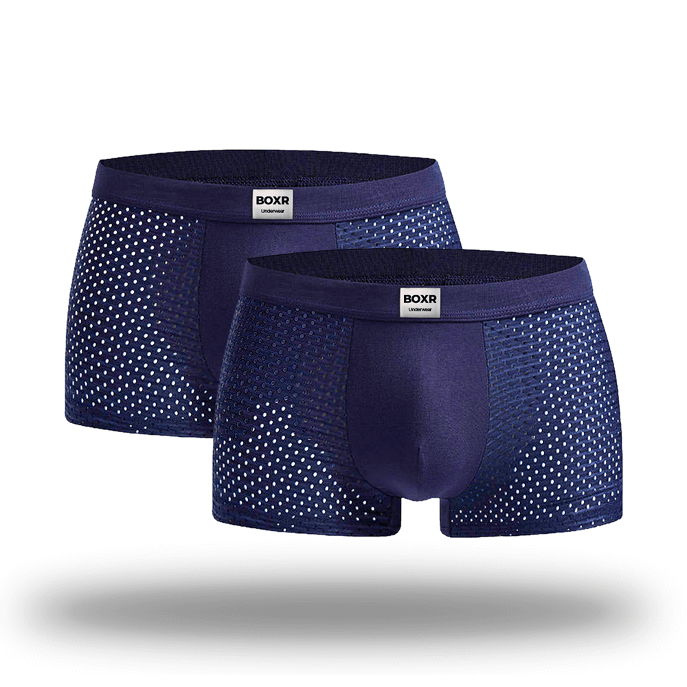 BOXR | Bamboe Boxers 2-Pack Blauw