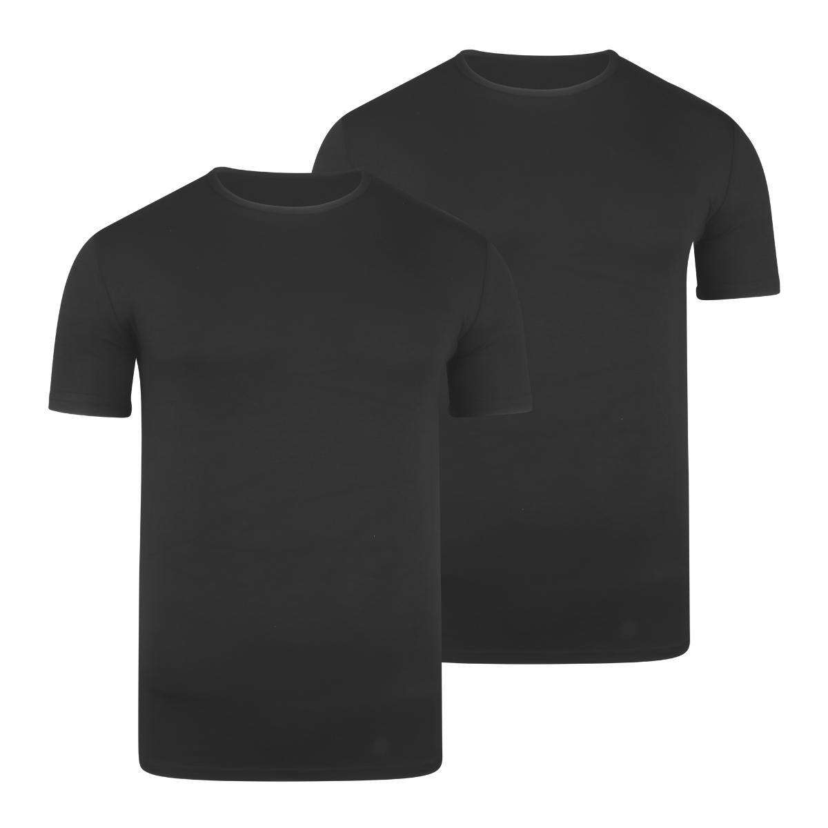 BOXR | Bamboe T-Shirt 2-Pack Zwart