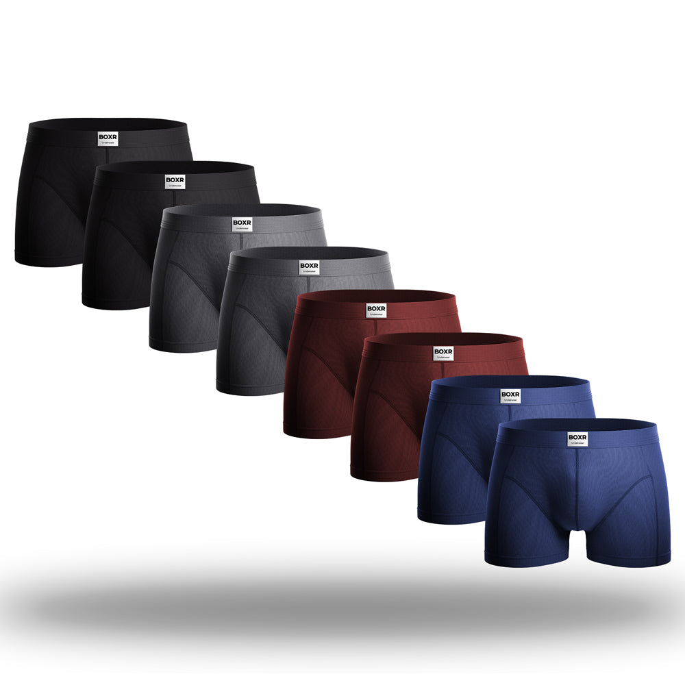 BOXR | The Classic Bamboe Boxers 8-Pack Multicolor