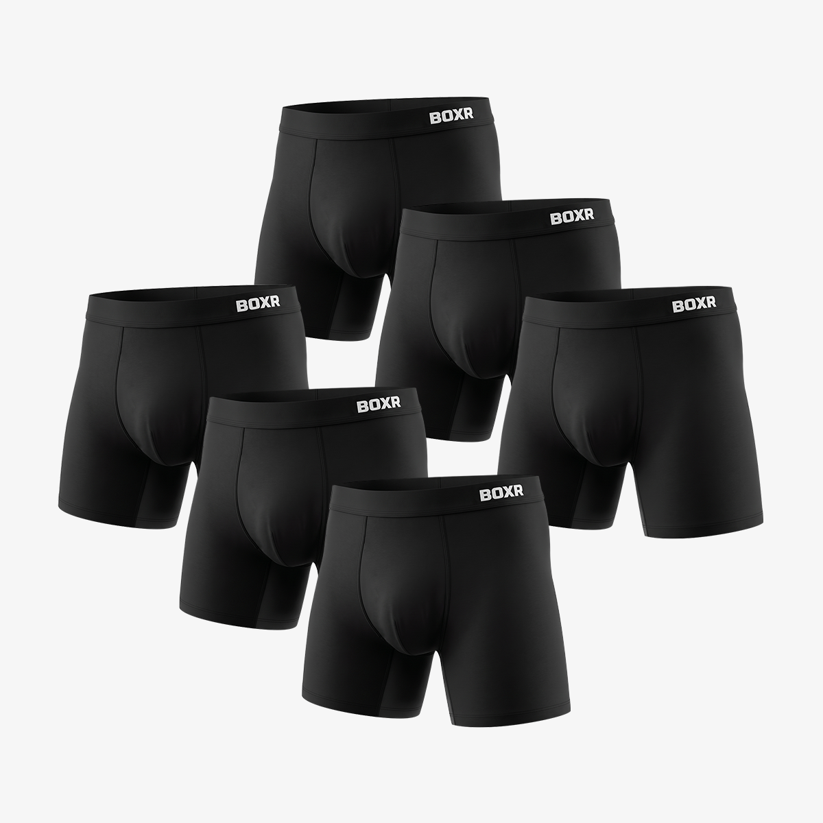 Bamboe boxershorts Rico - zwart Bamboe boxershorts Rico - zwart
