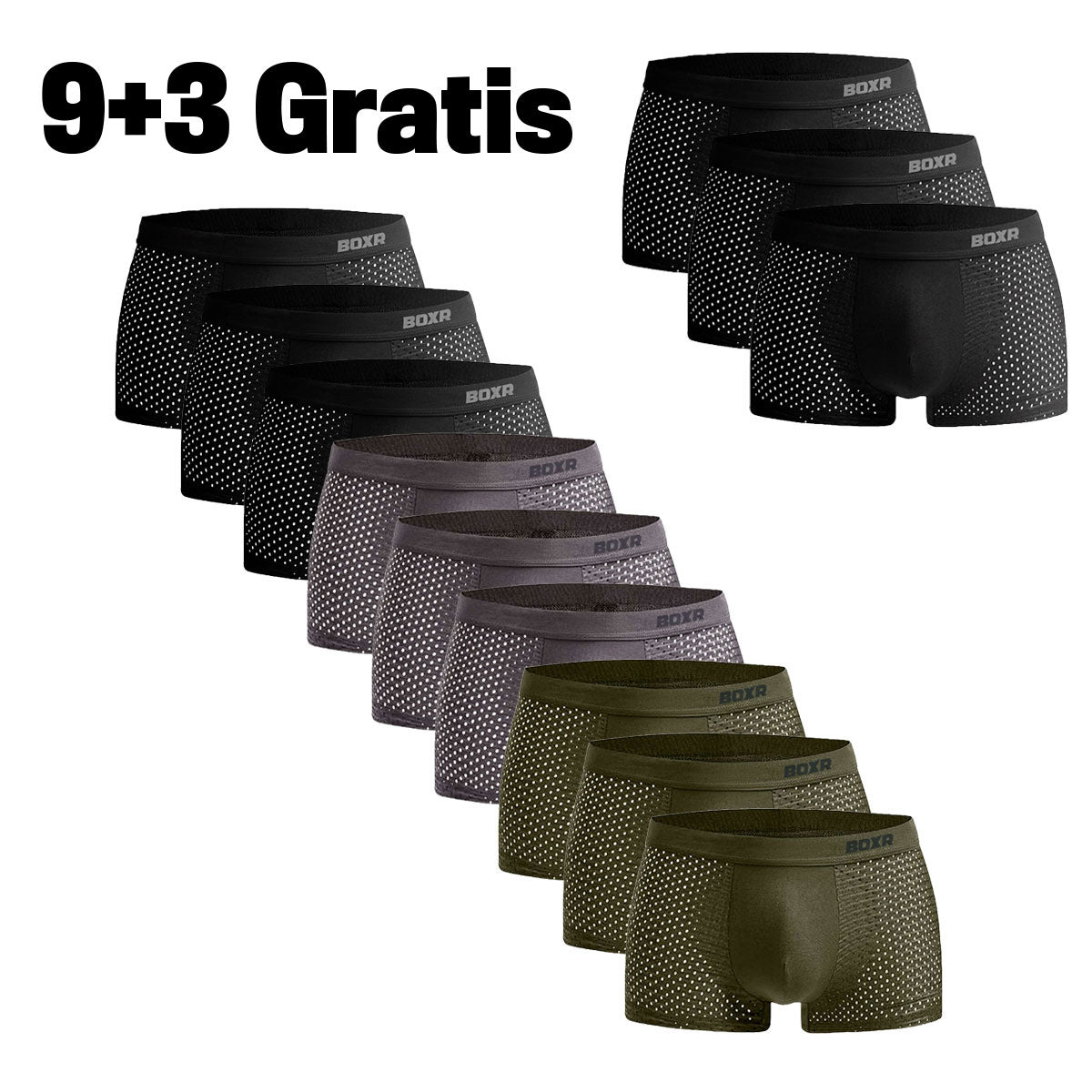 BOXR | Bamboe Boxers 2.0 - 9+3 GRATIS