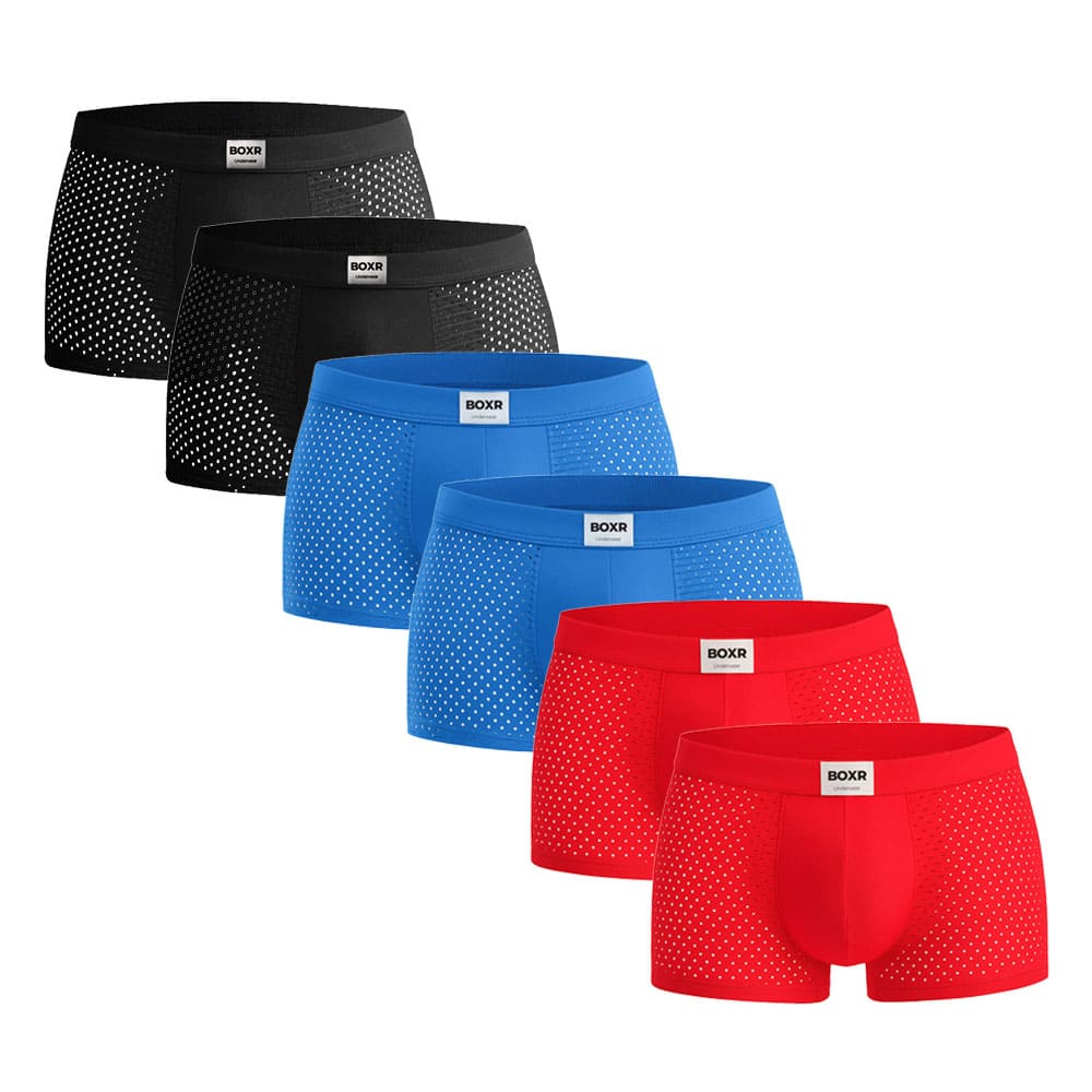 BOXR | Bamboe Boxers 6-Pack Fris