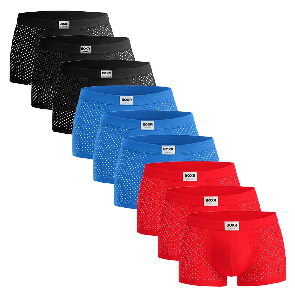 BOXR | Bamboe Boxers 9-Pack Fris
