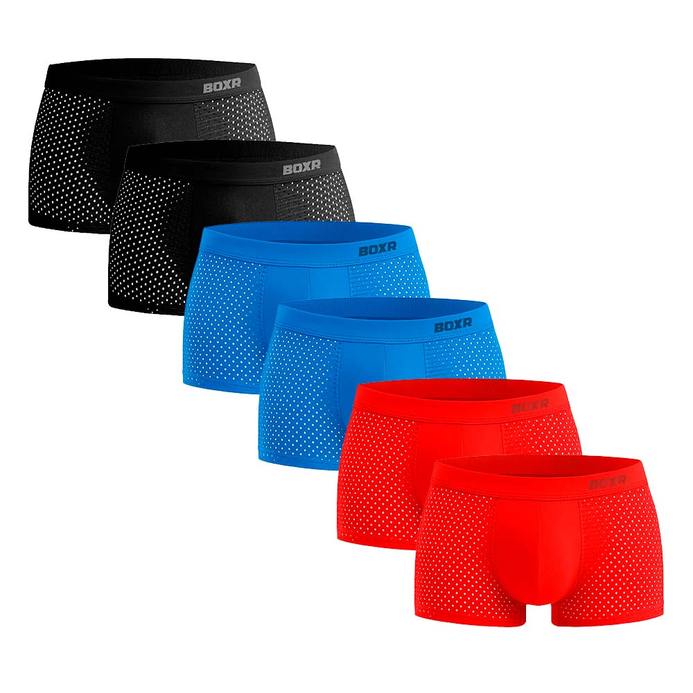 BOXR | Bamboe Boxers 2.0 - 6-Pack - Fris