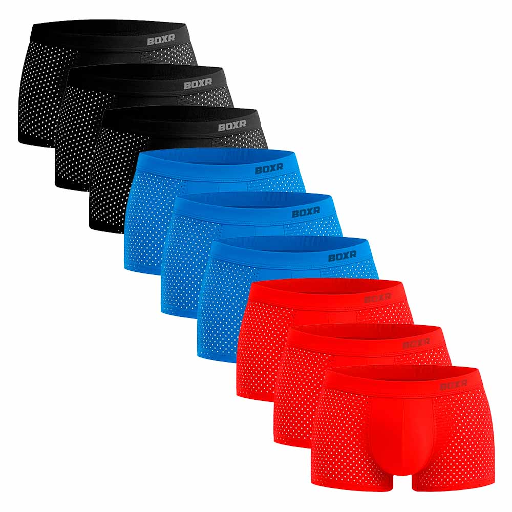 BOXR | Bamboe Boxers 2.0 - 9-Pack - Fris