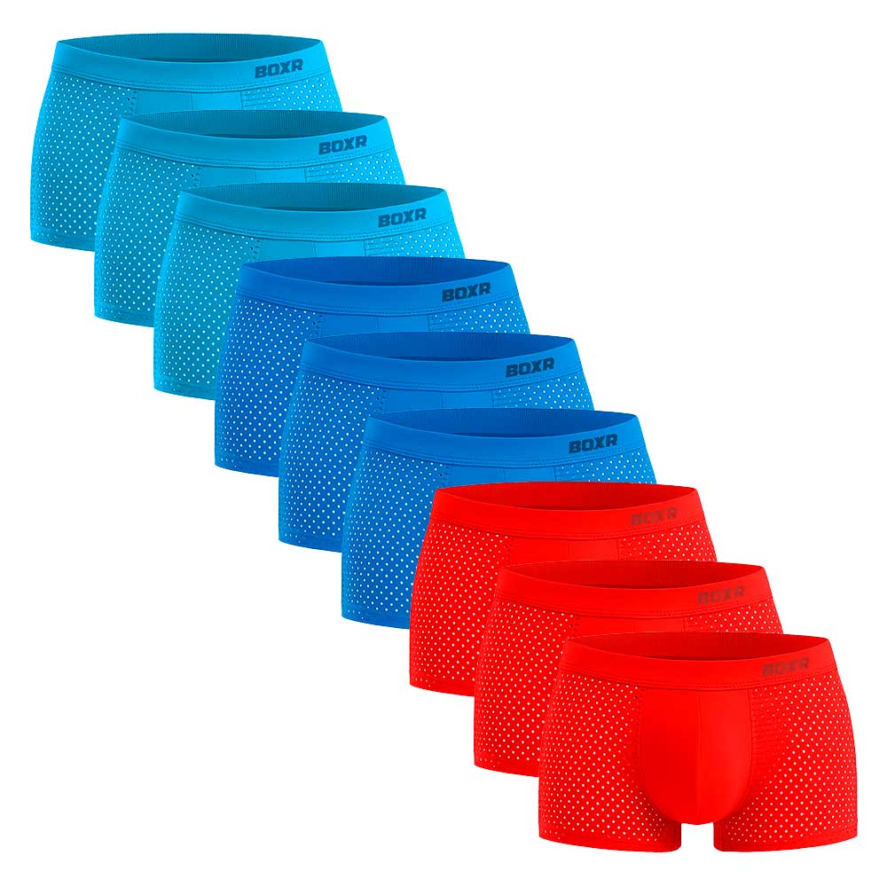 BOXR | Bamboe Boxers 2.0 - 9-Pack - Zomers
