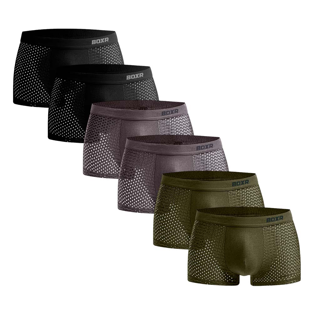 BOXR | Bamboe Boxers 2.0 - 6-Pack - Forest Vibes