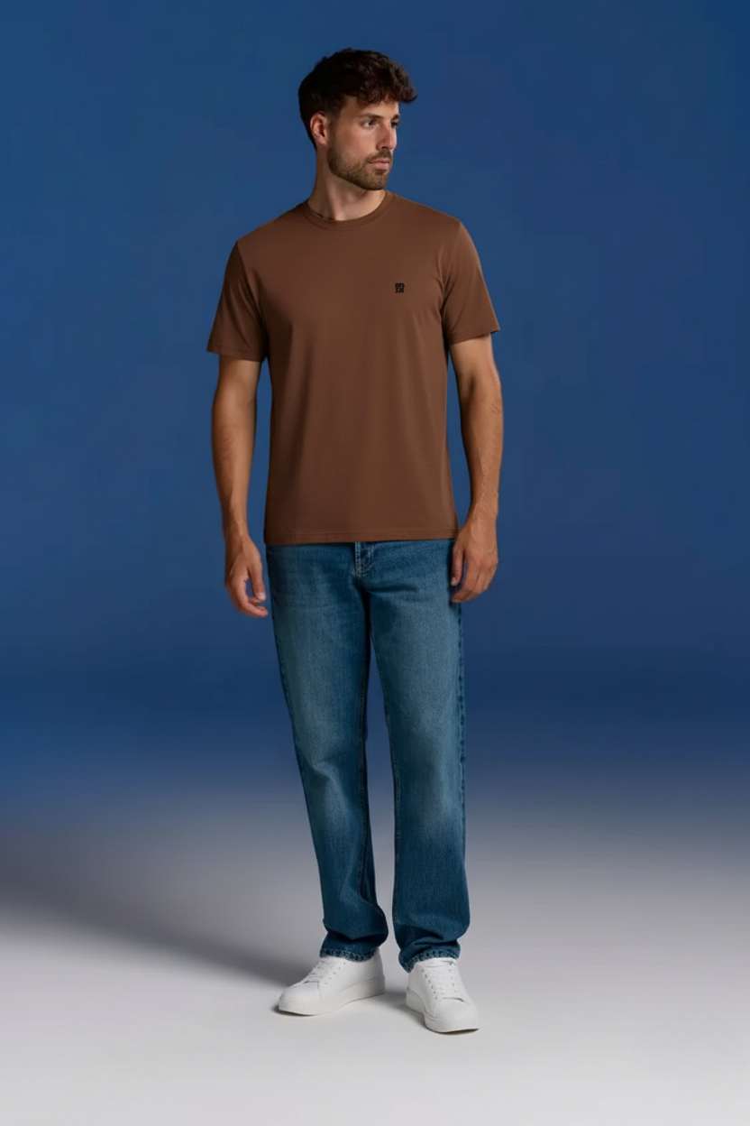 BOXR | Bamboe Casual T-Shirt 5-Pack Bruin