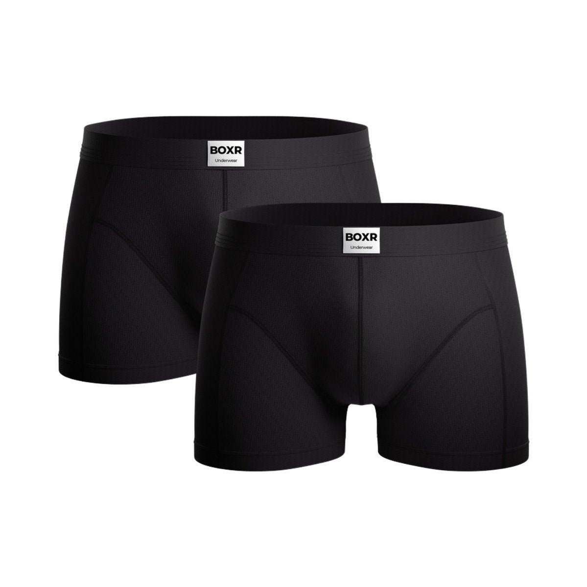 BOXR | The Classic Bamboe Boxers 2-Pack Zwart