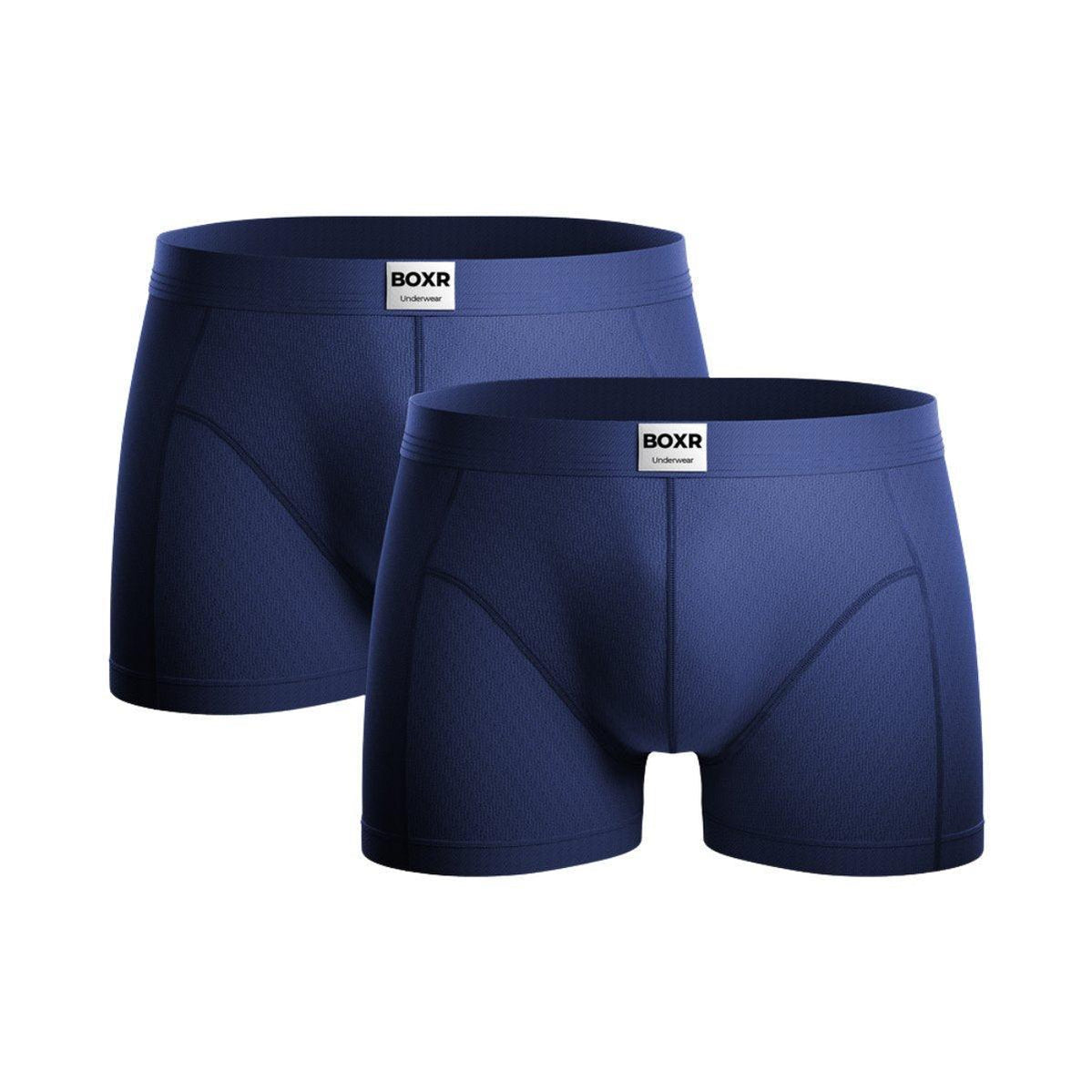 BOXR | The Classic Bamboe Boxers 2-Pack Blauw