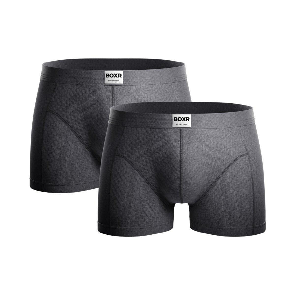 BOXR | The Classic Bamboe Boxers 2-Pack Grijs