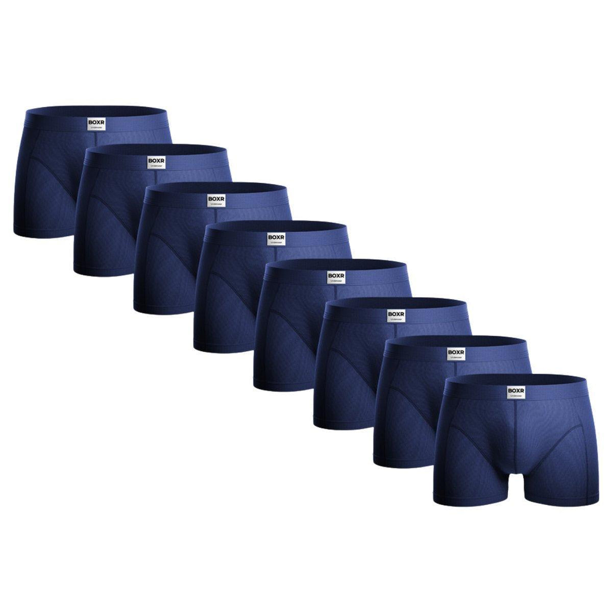 BOXR | The Classic Bamboe Boxers 8-Pack Blauw