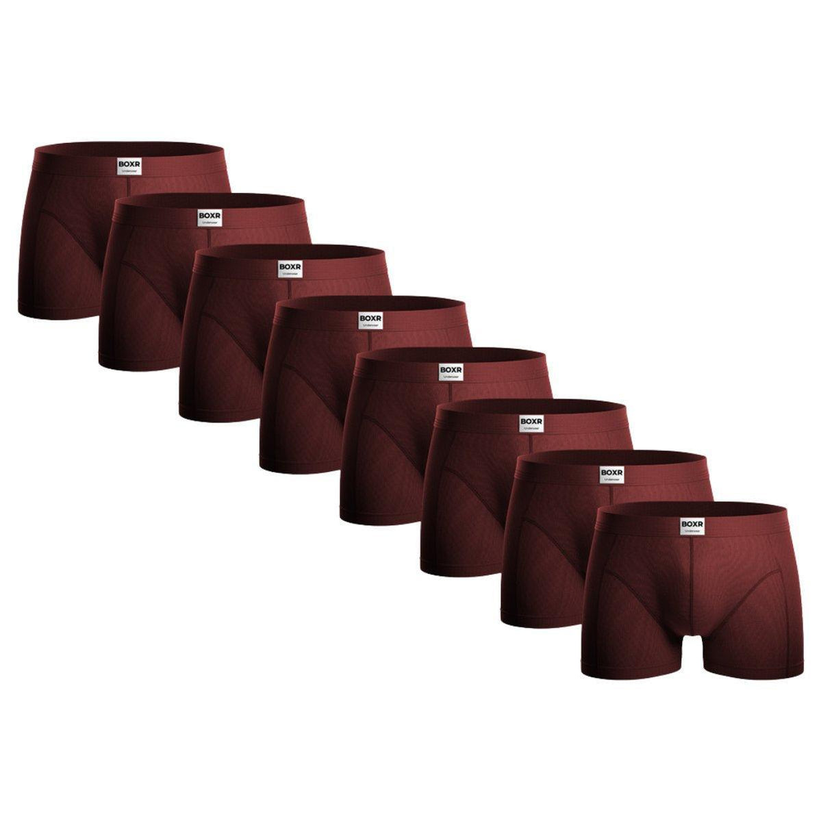 BOXR | The Classic Bamboe Boxers 8-Pack Rood