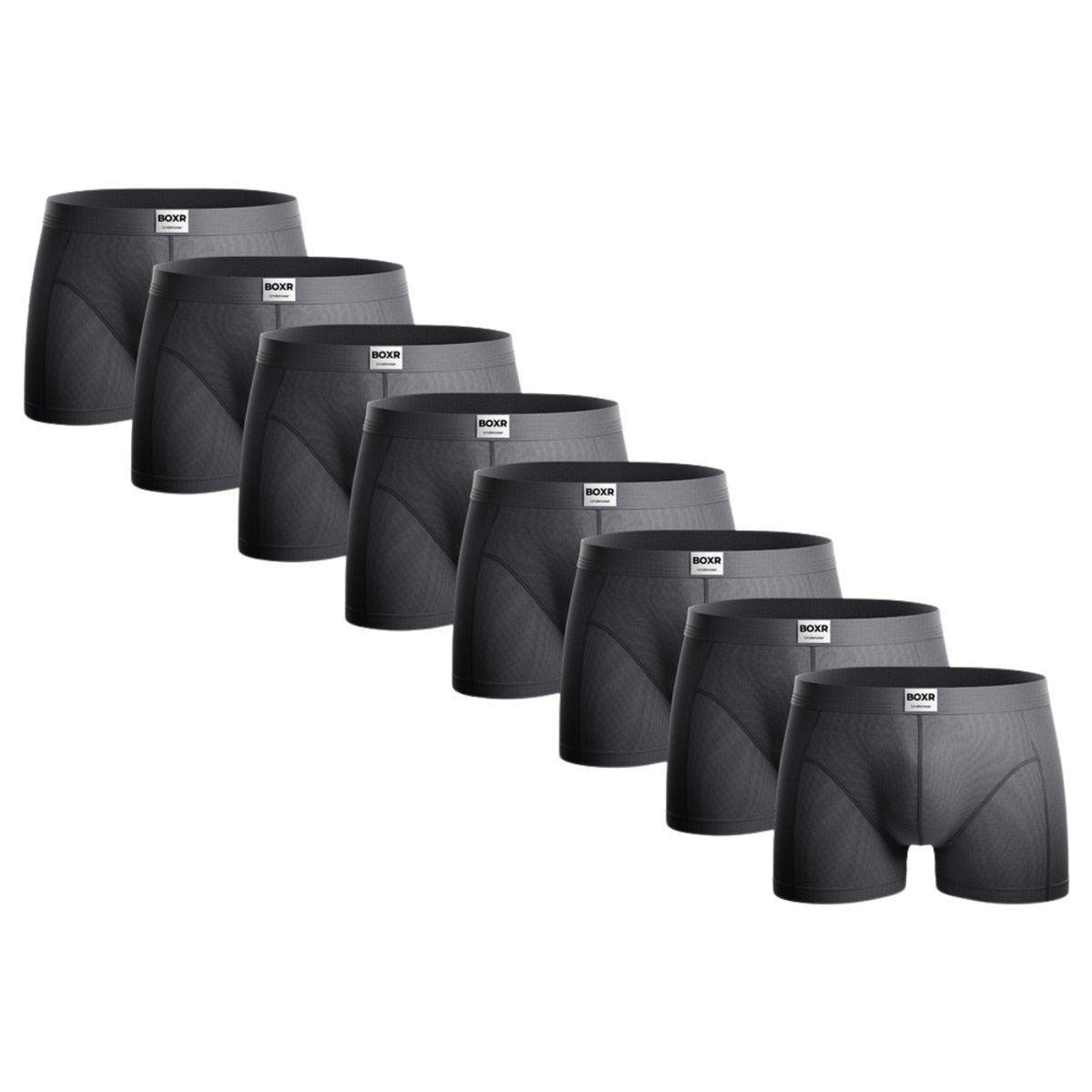 BOXR | The Classic Bamboe Boxers 8-Pack Grijs