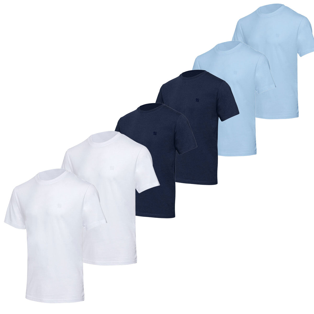 BOXR | Bamboe Casual T-Shirt 6-Pack Multicolor