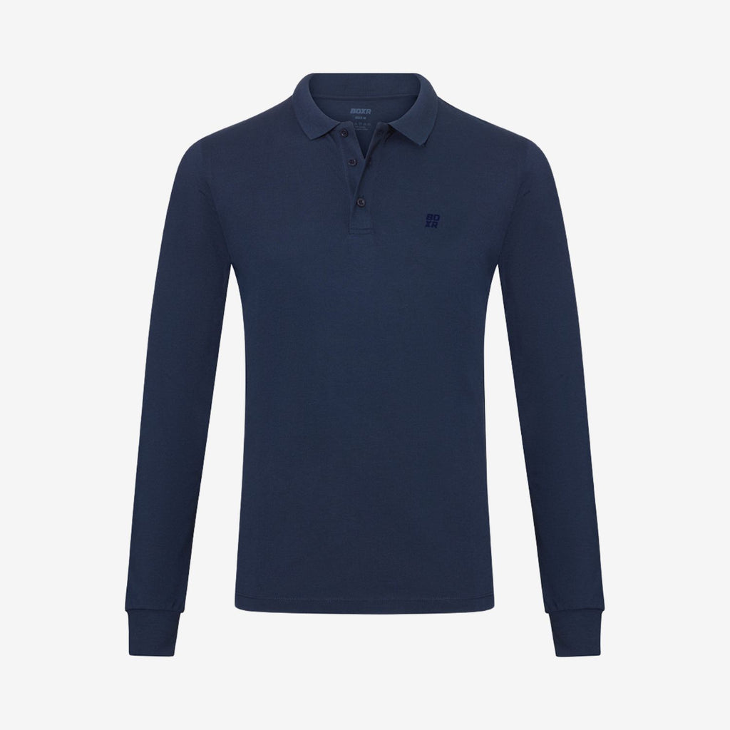 Bamboe polo's lange mouwen 1-Pack