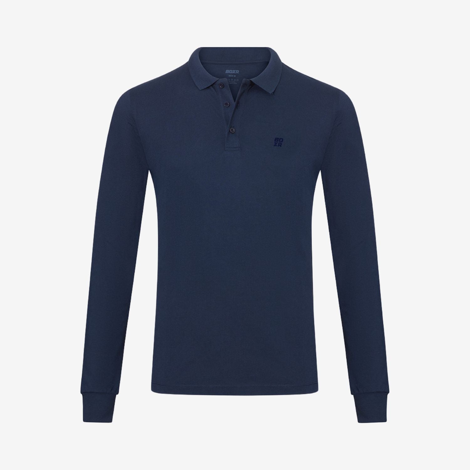 Bamboe polo's lange mouwen 1-Pack