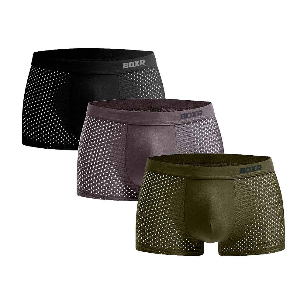BOXR | Bamboe Boxers 2.0 - 3-Pack - Forest Vibes