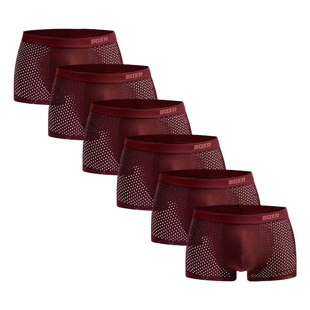 BOXR | Bamboe Boxers 2.0 - 6-Pack - Rood