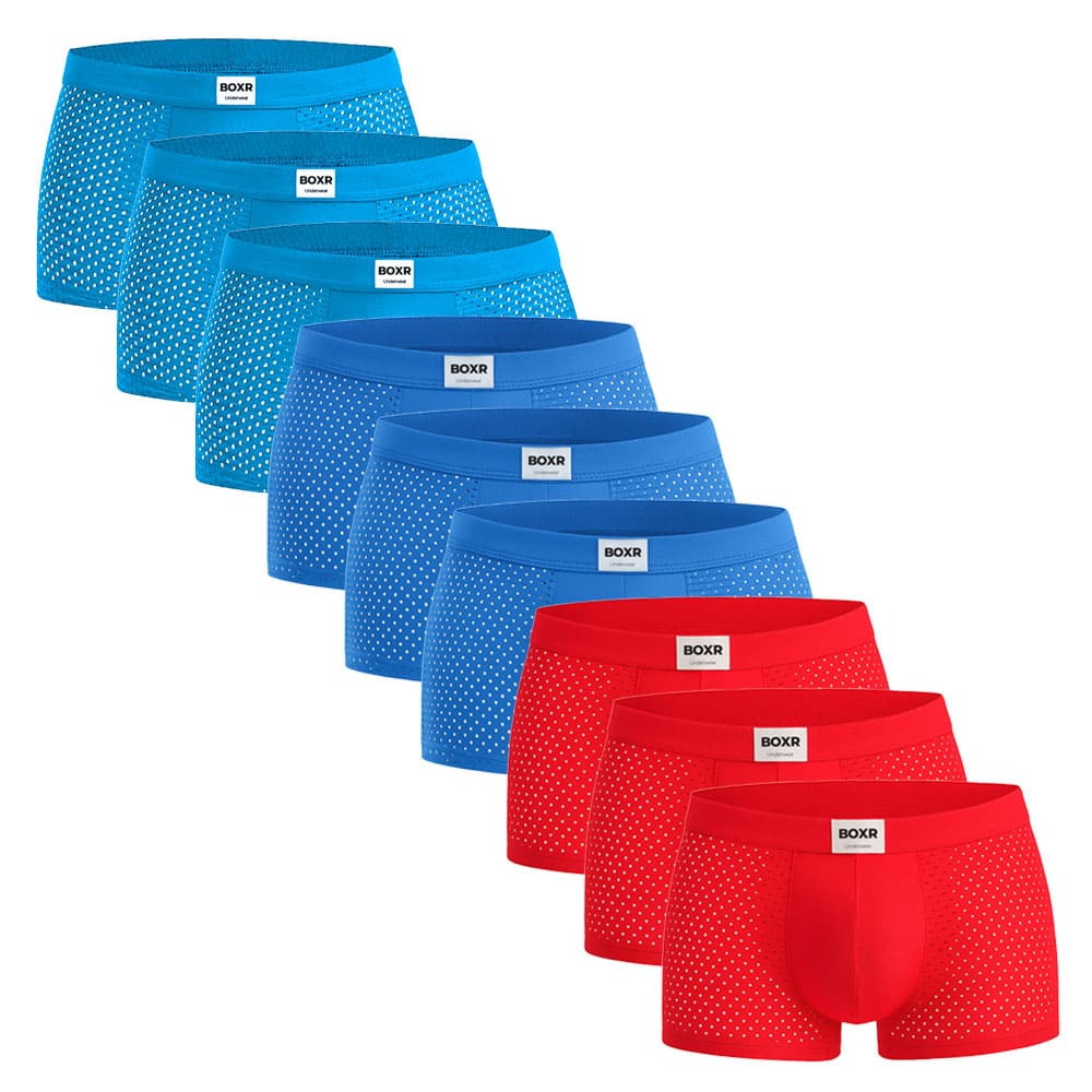 BOXR | Bamboe Boxers 9-Pack Zomers