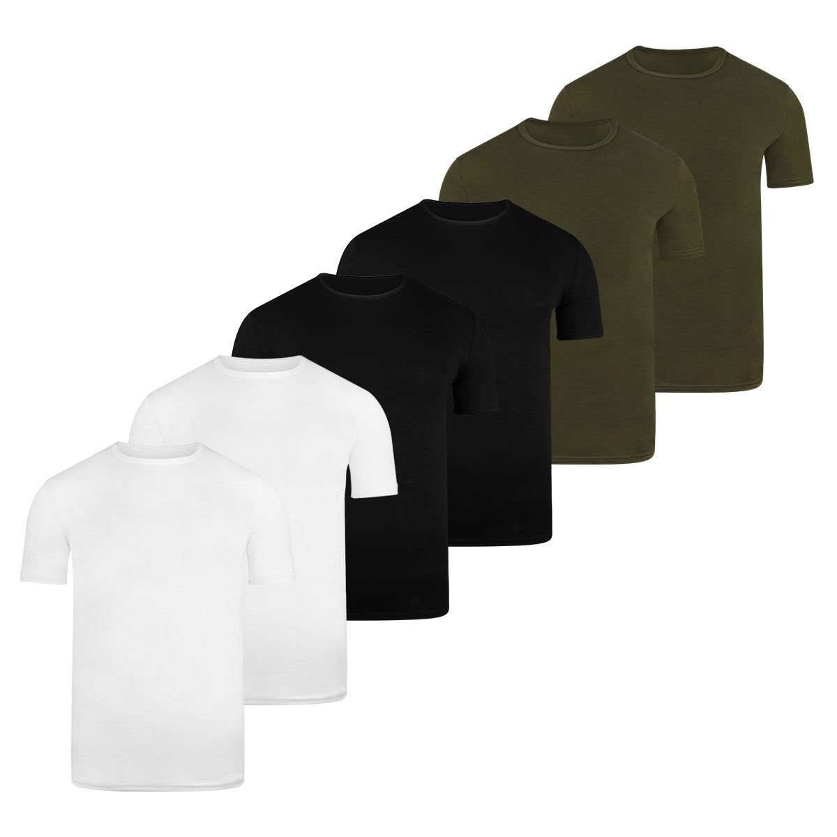 BOXR | Bamboe T-Shirt 6-Pack Multicolor