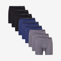 Bamboe Boxershorts Pro 9-pack