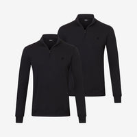 Bamboe quarter-zip truien 2-Pack